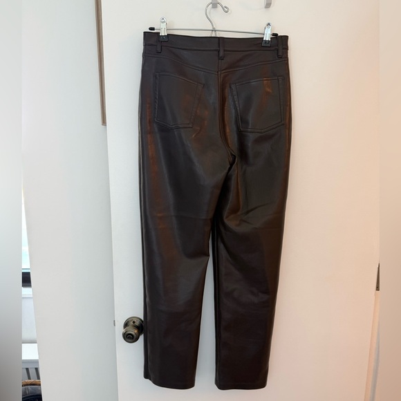 Aritzia Wilfred Melina pants 6 dark brown - Picture 3 of 4